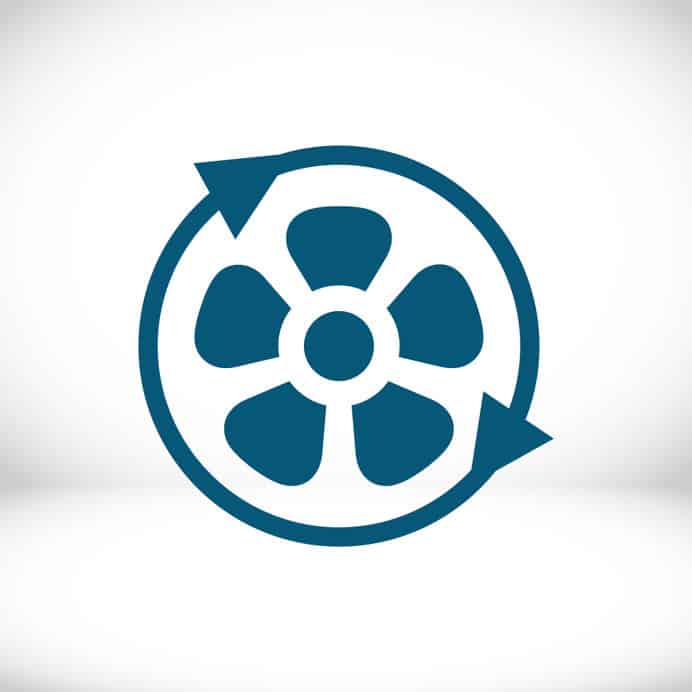Air conditioning icon.