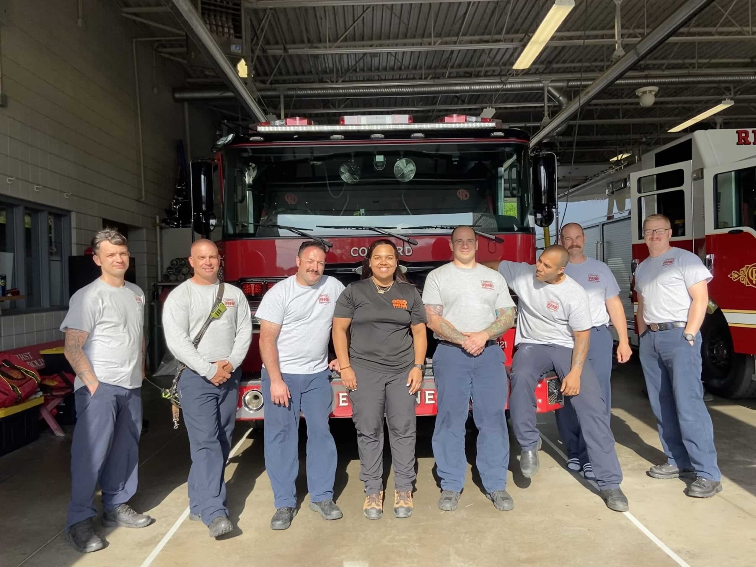 Chad Love team member with our local fire company