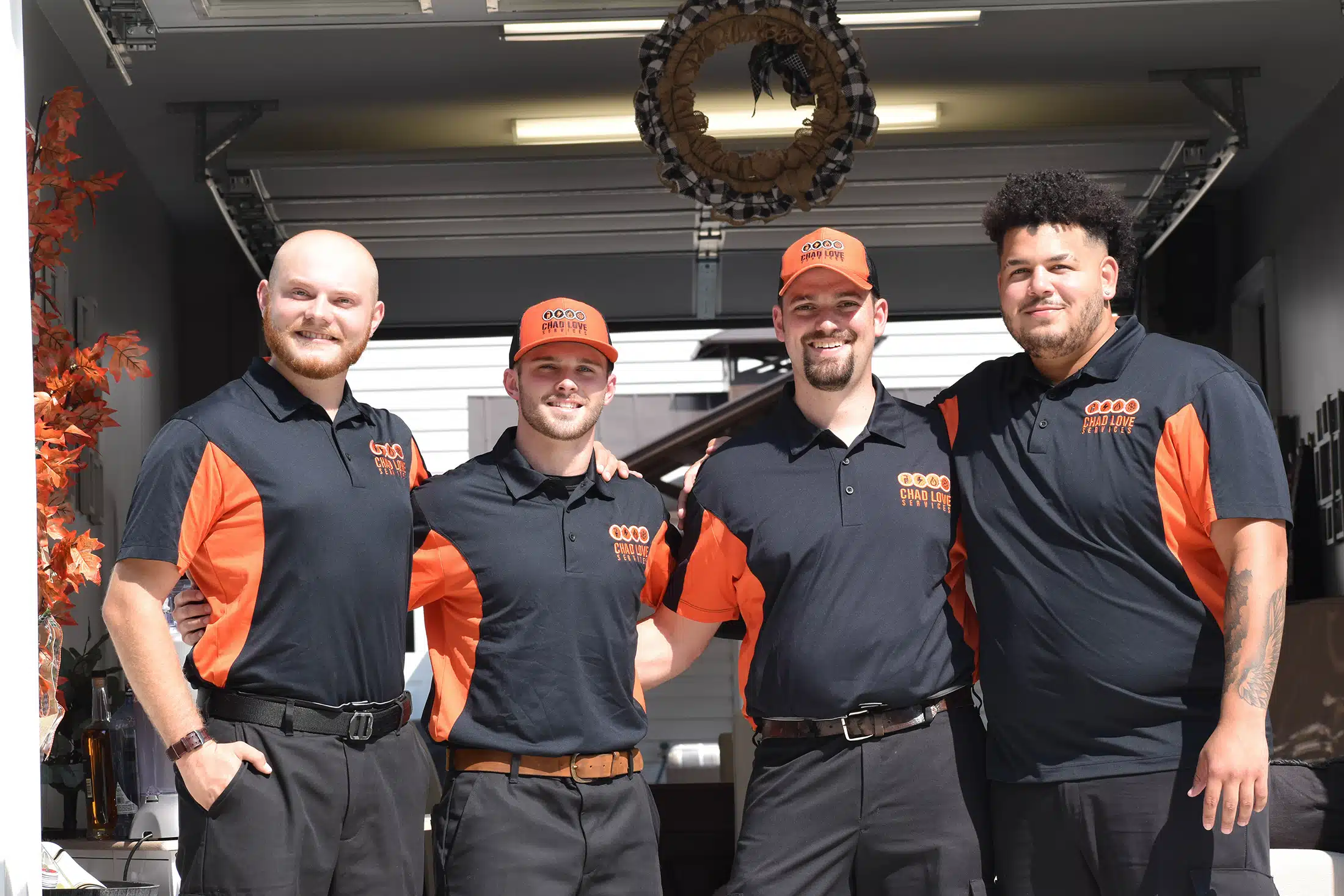 Chad Love Services technicians in Concord, NC.